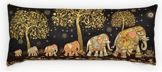 Гобелен подушка декоративная Магазин гобеленов "Индийские слоны" 35-90 см