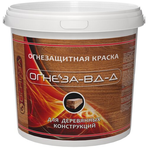 Краска водно-дисперсионная Огнеза ВД-Д матовая белый 3.5 л 3 кг