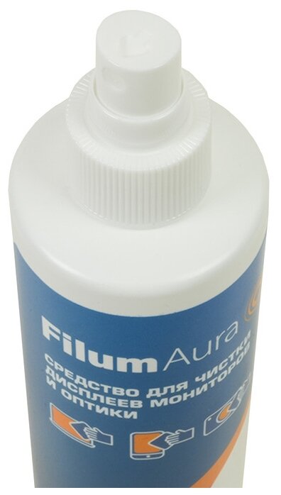 Спрей Filum Aura CLN-S250ICD для очистки мониторов и оптики, 250 мл