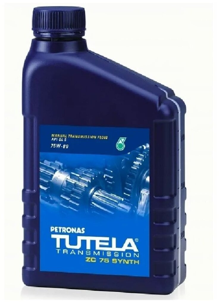 Трансмиссионное масло PETRONAS TUTELA CARZC75 SYNTH синтетическое, 75W80, 1 л 76044E18EU