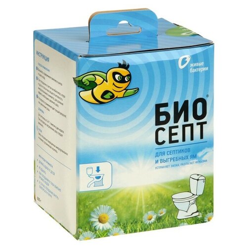 Средство для септиков и выгребных ям Биоактиватор Биосепт, 600 гр 24 дозы
