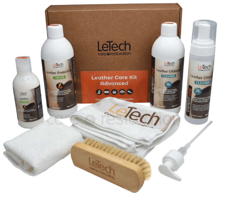 Набор для ухода за кожей автомобиля для одежды для обуви LeTech Leather Care Kit Advanced