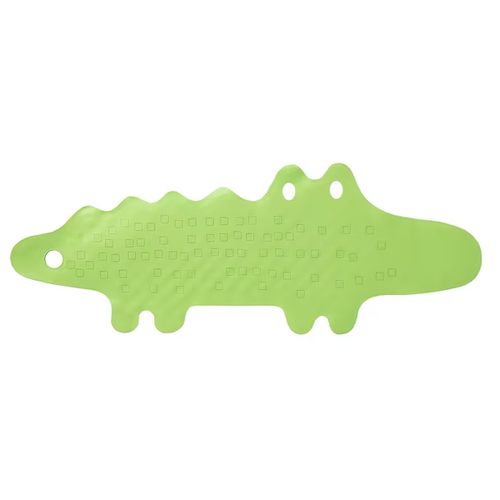 Коврик в ванну PATRULL, крокодил зеленый, 33x90 см. IKEA