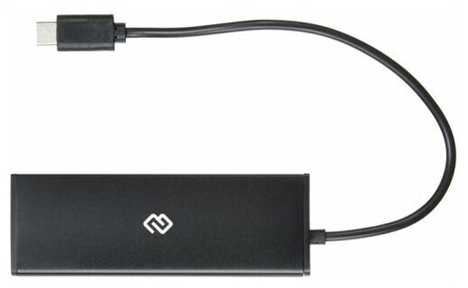 Разветвитель USB-C Digma HUB-4U20-UC-B 4порт черный