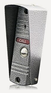 Изображение товара Уличная антивандальная вызывная панель видеодомофона (Цвет- серебро), накладное крепление, видеодомофон