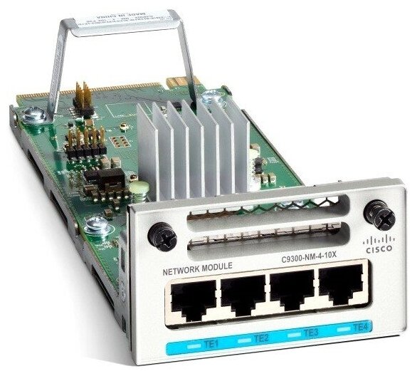 Модуль интерфейсный CISCO Catalyst 9300 4x1Gb SFP Uplink Module, C9300-NM-4G=