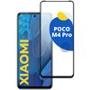 Защитное стекло на телефон Xiaomi Poco M4 Pro 5G / Полноэкранное стекло для Сяоми Поко М4 Про 5 Джи (Черный) - изображение