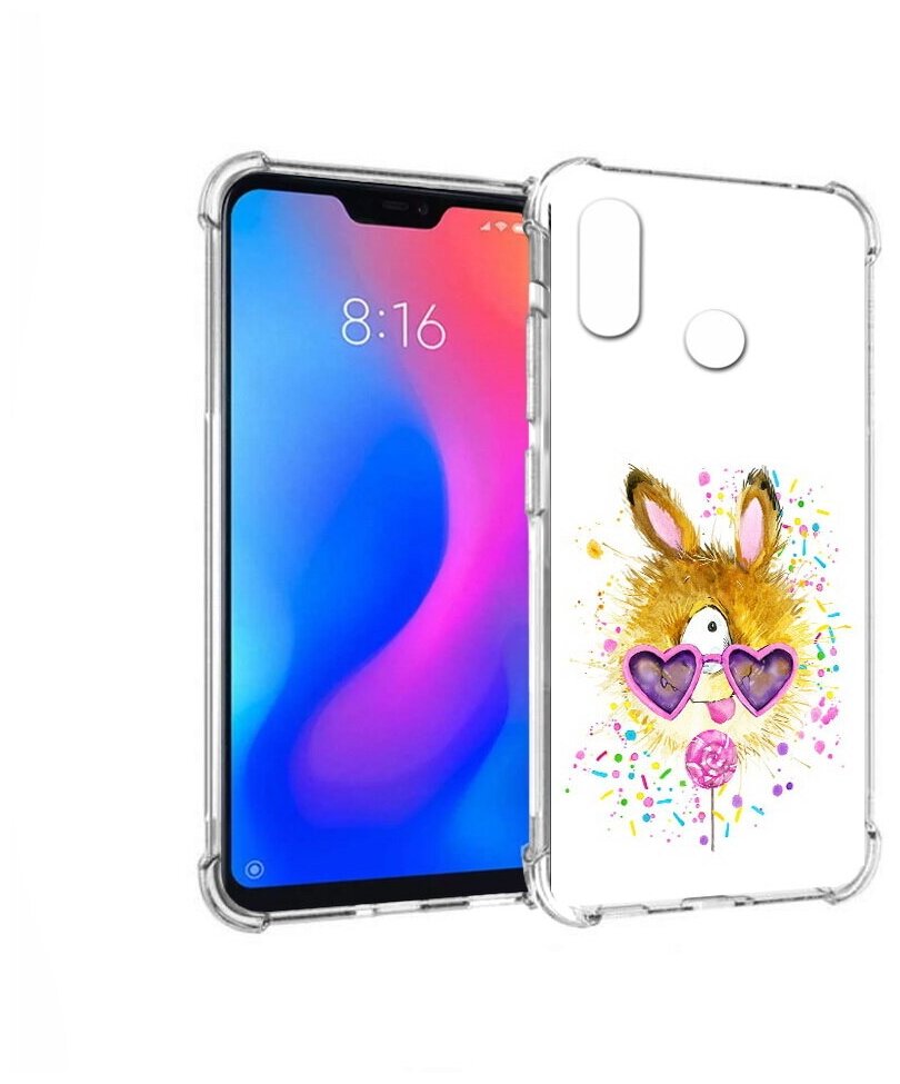 Чехол задняя-панель-накладка-бампер MyPads Чупя для Xiaomi Redmi 6 Pro/Xiaomi Mi A2 Lite противоударный