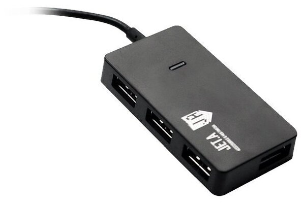 USB-концентратор Jet.A JA-UH7 чёрный