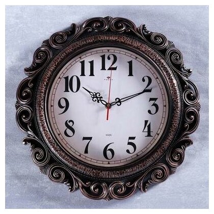 Часы настенные, серия: Классика, "Витсанд", черная бронза, 40.5 см Рубин 4551247