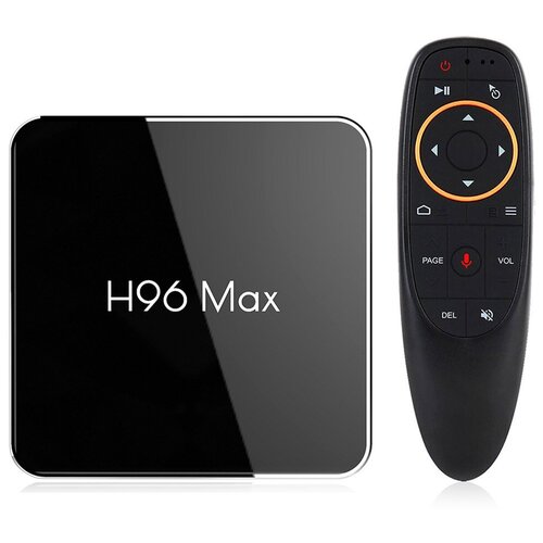 Приставка Android TV H96 MAX 4Gb + 32Gb 4K (Черный)