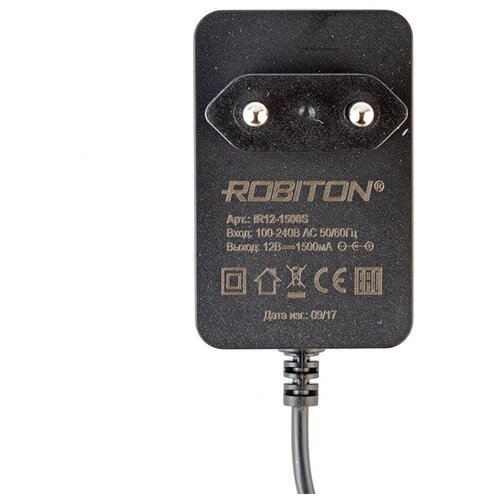 Блок питания ROBITON (адаптер) IR 12-1500S 5,5 x 2,5/12 блок питания robiton адаптер ir 12 24w 4 0 x 1 7 12