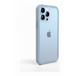 Чехол для Apple iPhone 13 Pro Max Amazingthing Blue, пластиковая противоударная накладка, защитный силиконовый бампер, кейс на Айфон с защитой камеры - изображение