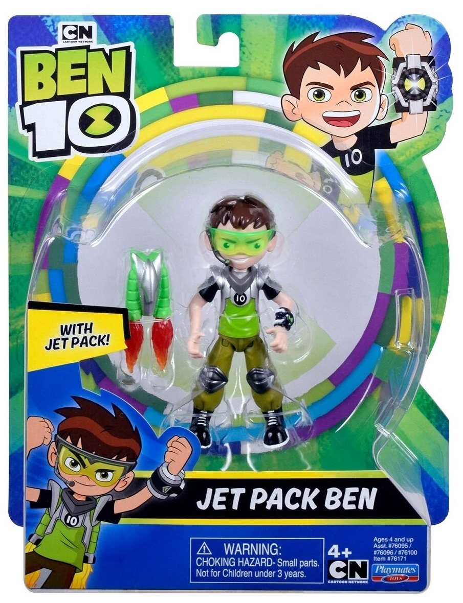 Ben 10 "Фигурка Бен с высотой 10,5 см со реактивным рюкзаком" JET PACK BEN / 76171