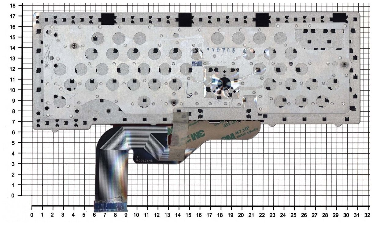 Клавиатура для ноутбука HP ProBook 6455b черная с указателем