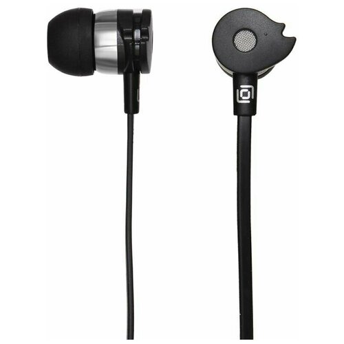 Гарнитура вкладыши Оклик HS-S-210 12м черный проводные в ушной раковине D1B 84100₽