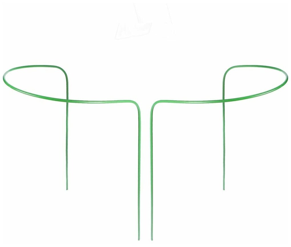 Кустодержатель Greengo 40х70 см, ножка 0.3 см, металл, зеленый, набор 2 шт. 4284828 - фотография № 6