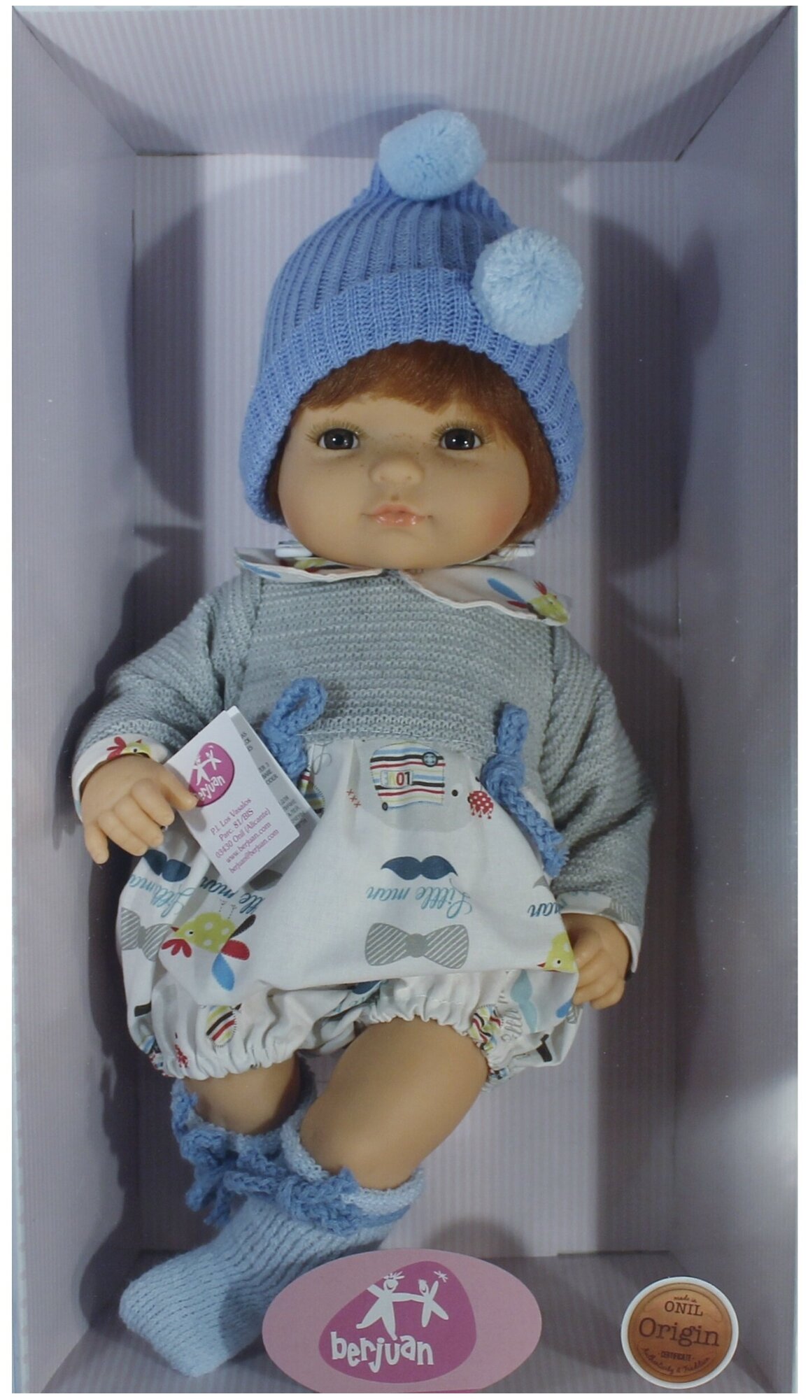 Кукла Berjuan мягконабивная, 38 см. Claudia