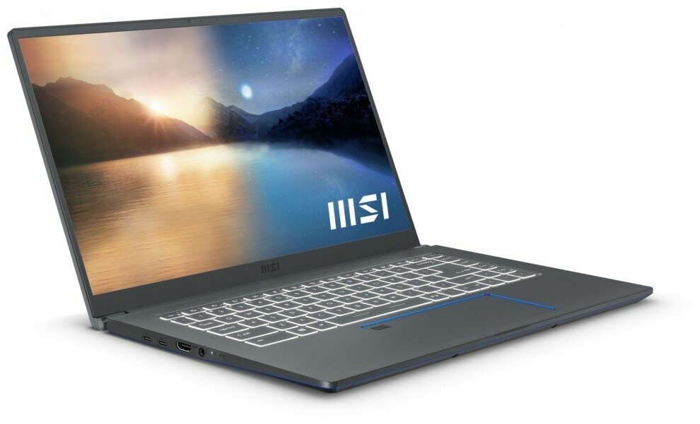 MSI Prestige 15 A11UC-070RU Tiger lake i5-1155G716GB512GB SSDnoODD156 FHD 60Hz IPSRTX3050 Max-Q GDDR6 4GBWiFiBTWin 11Carbon Grey