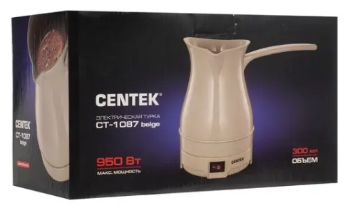 Электрическая турка Centek CT-1087 Beige (бежевый) 300мл, 950 Вт - фотография № 4