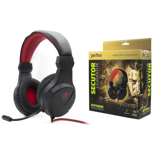 Наушники мониторные игровые Perfeo SECUTOR черная 15 м 35 мм 4 pin PF_B4177 207000₽