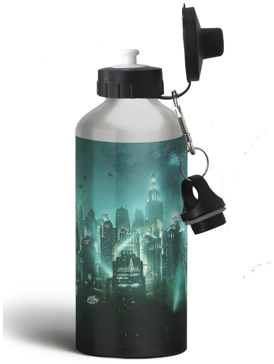 Бутылка спортивная,туристическая фляга, 500мл Bioshock - 1