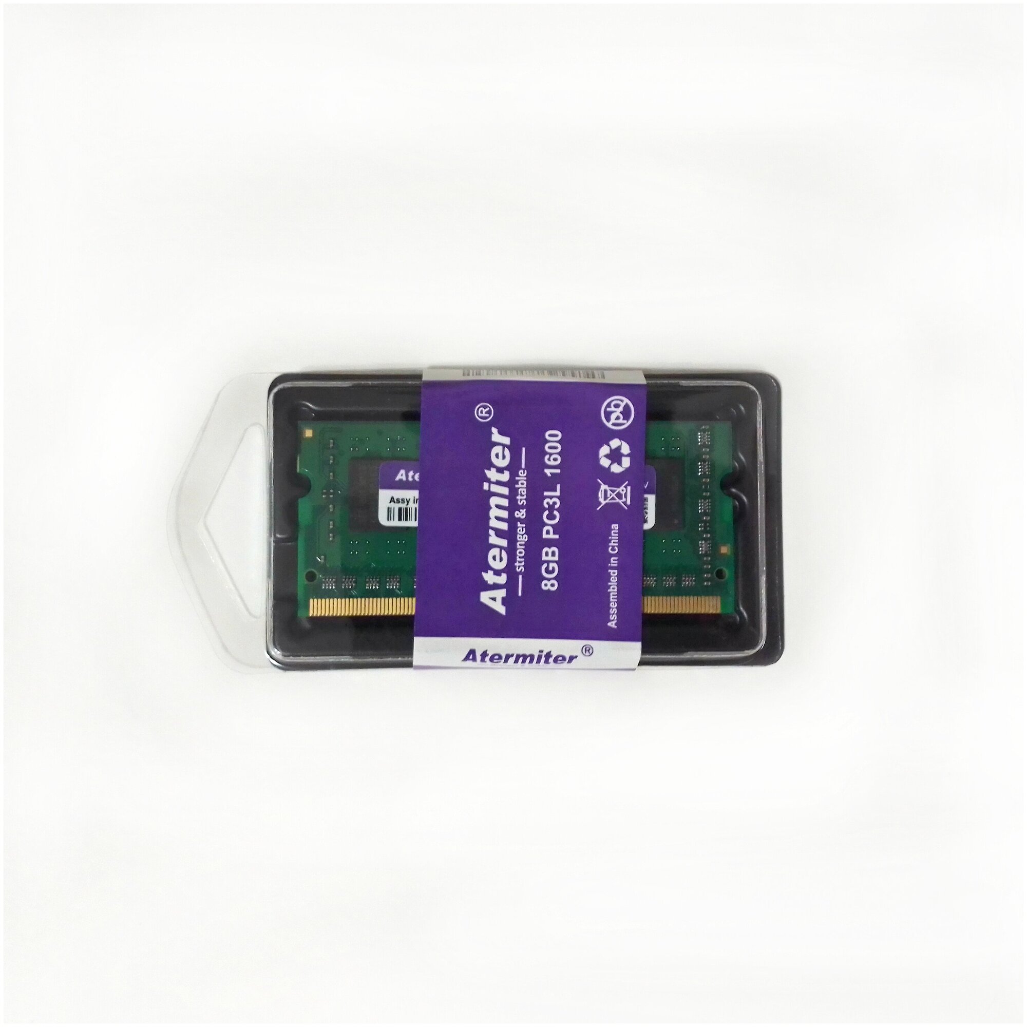 Оперативная память Atermiter DDR3L 8 Гб SODIMM 8 Гб х 1 1600 МГц 135 В