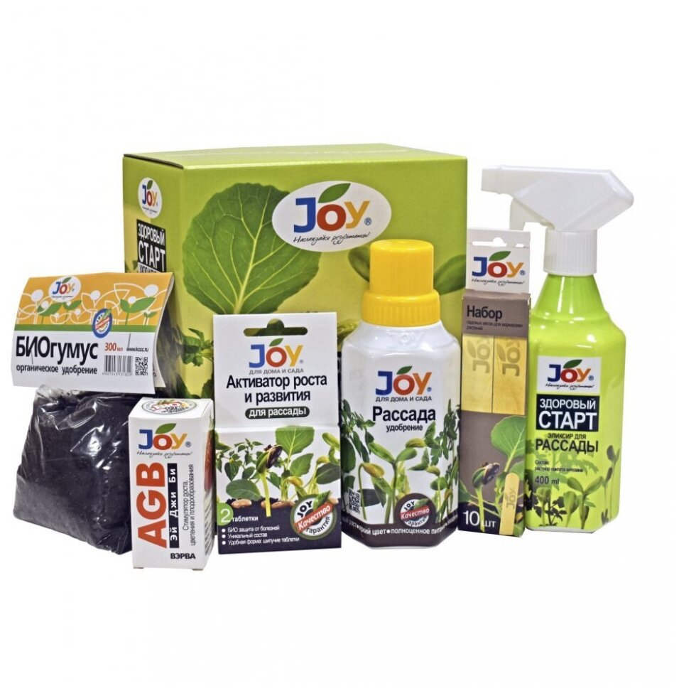 фото Удобрение JOY Эликсир для рассады Здоровый старт