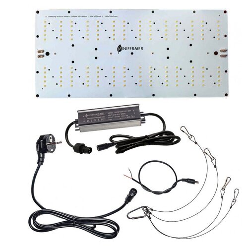 Светодиодная панель для освещения, выращивания растений / 1.20 Ultra Готовый Quantum board 60 Вт