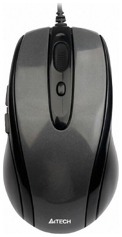 Мышь A4Tech V-Track Padless N-708X-1 серый оптическая 1600dpi USB
