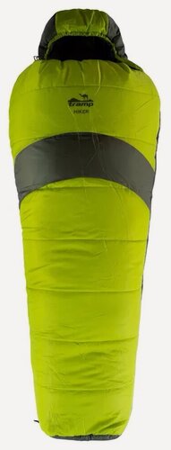 Изображение товара Спальный мешок Tramp Hiker Compact, зелeный, молния с левой стороны