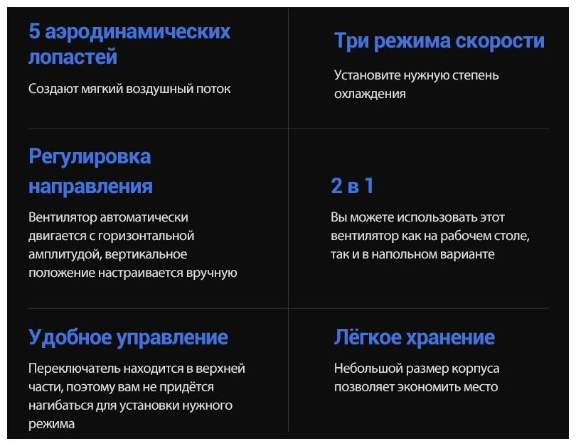 Вентилятор напольный Deerma DEM-FD15W - фотография № 13