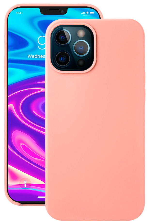 Чехол-крышка Deppa для iPhone 12 Pro Max, силикон, розовый - фото №6