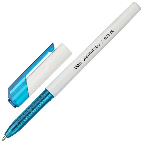 Ручка шариковая неавтоматическая Deli диаметр шарика 0,7 мм, синий - 12 шт.