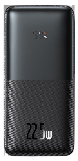 Внешний аккумулятор Baseus Bipow Pro Digital Display Fast Charge Power Bank 10000mAh 22.5W черный с кабелем USB to Type-C 3A 0.3m (PPBD040001)