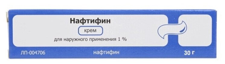 Нафтифин крем д/наруж.прим.1% туба 30г