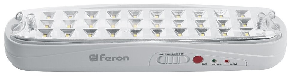 Светильник аварийный 30 LED AC/DC белый EM111 41533