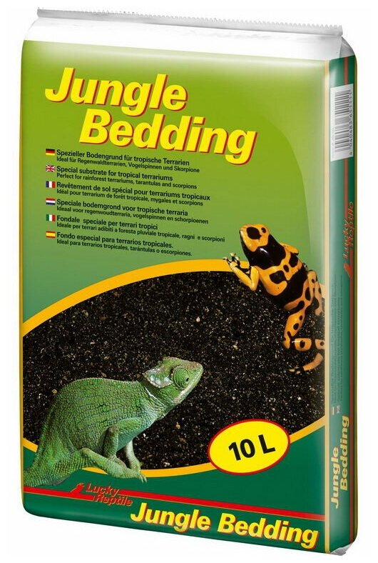 Субстрат для террариумов LUCKY REPTILE "Jungle Bedding", черный, 10л (Германия)