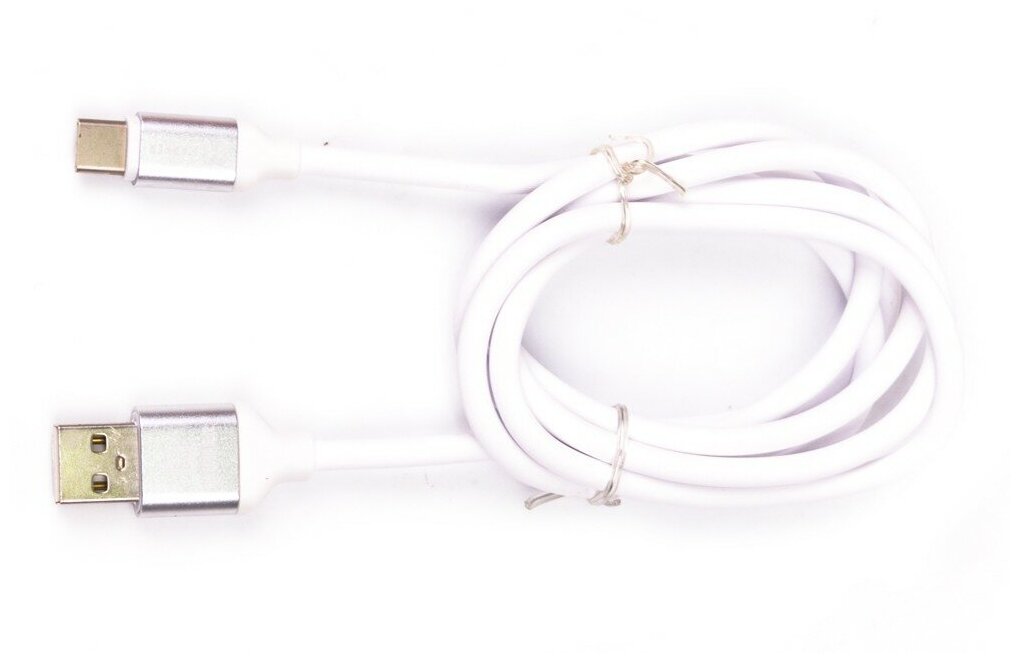 Кабель Harper SCH-730 White (usb Type C, 1м, оплетка силикон) .