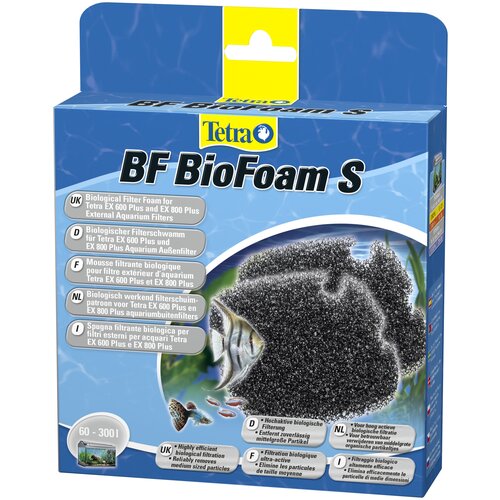 Tetra BF BioFoam S био-губка для внешних фильтров EX 400/600/700/800 Plus, 2 шт