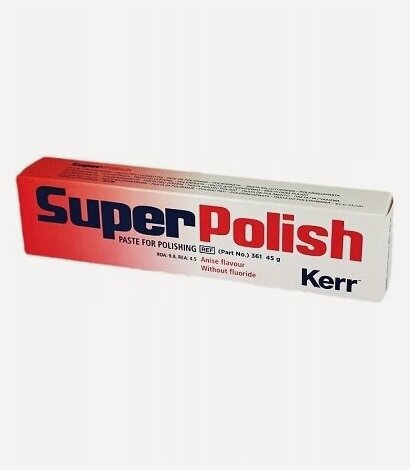 Изображение товара Super Polish Супер Полиш полировочная паста Kerr, без фтора, 45 г