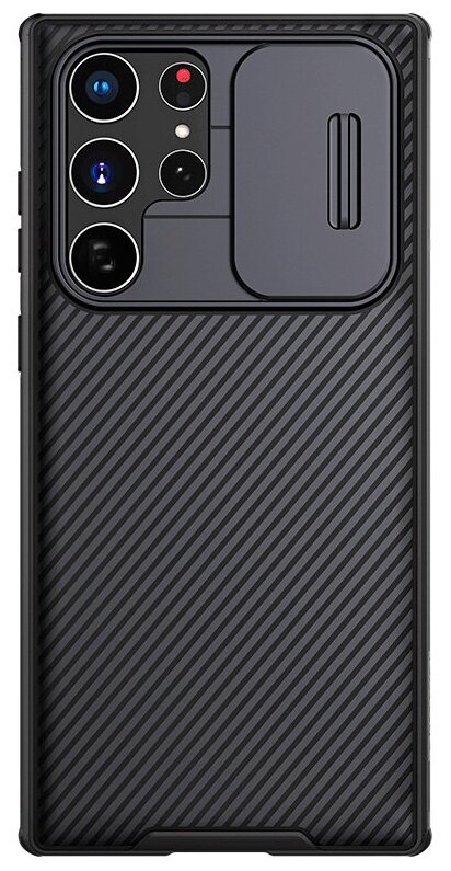 Чехол для смартфона Samsung Galaxy S22 Ultra Nillkin CamShield Pro Case черный термополиуретановый с защитой камеры