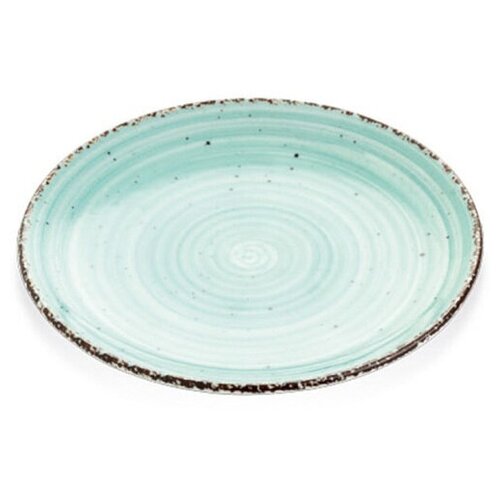 Тарелка Gural Porcelen Avanos круглая 17 см., фарфор, голубая
