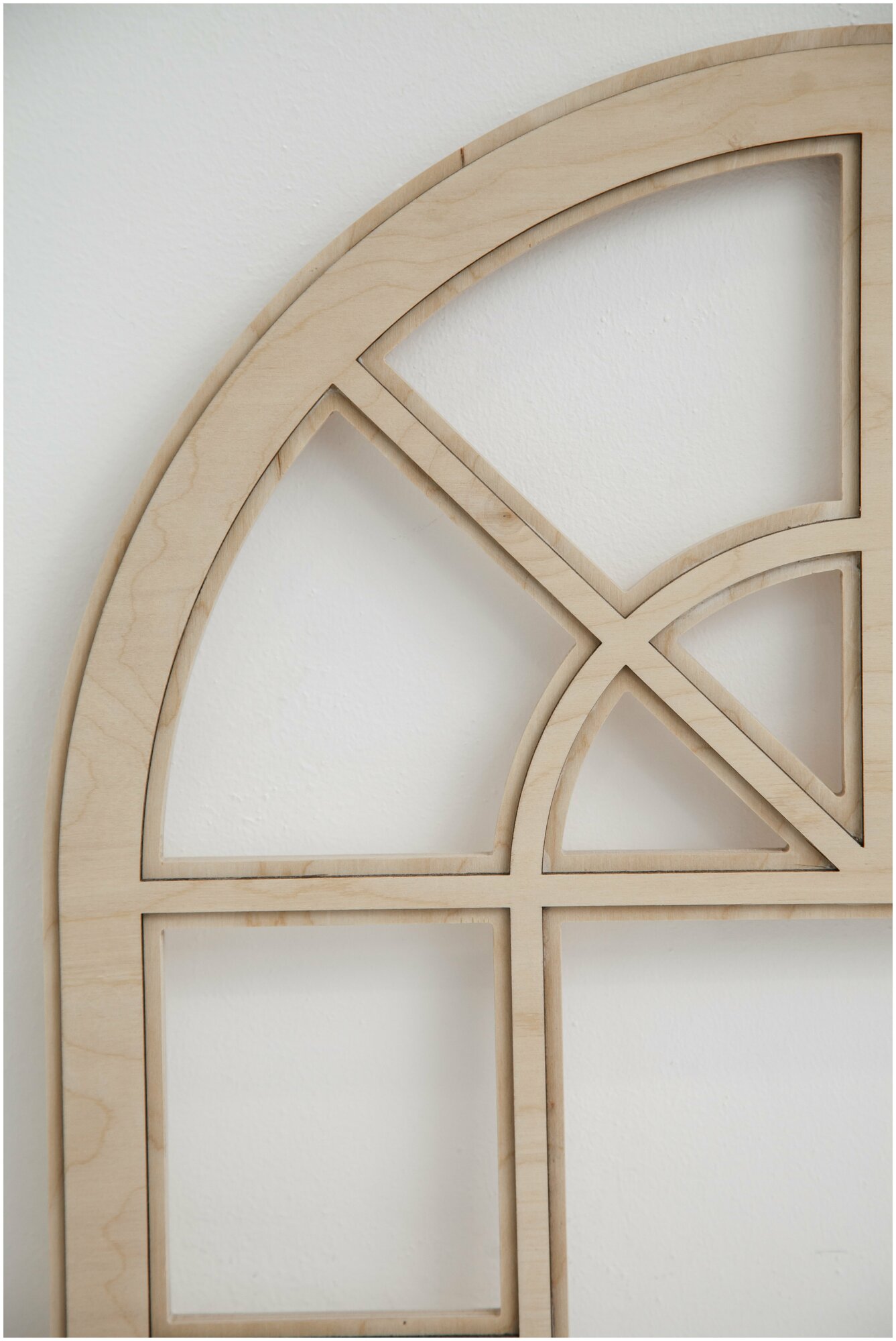 Фальш - окно настенное интерьерное (деревянная рама под зеркало), 50х70 см - фотография № 2