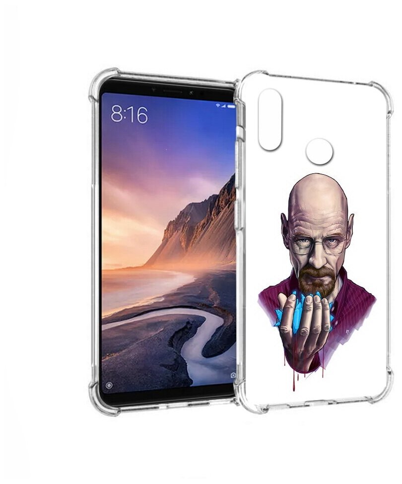 Чехол задняя-панель-накладка-бампер MyPads разработчик для Xiaomi Mi Max 3 противоударный