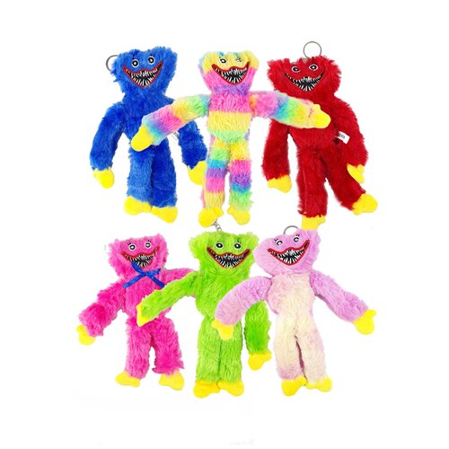 Хагги Вагги Набор брелков - 6 штук / Мягкие игрушки / Брелоки