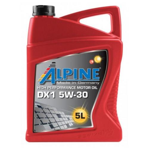 Масло моторное синтетическое Alpine DX1 5W-30 канистра 5л 0101662