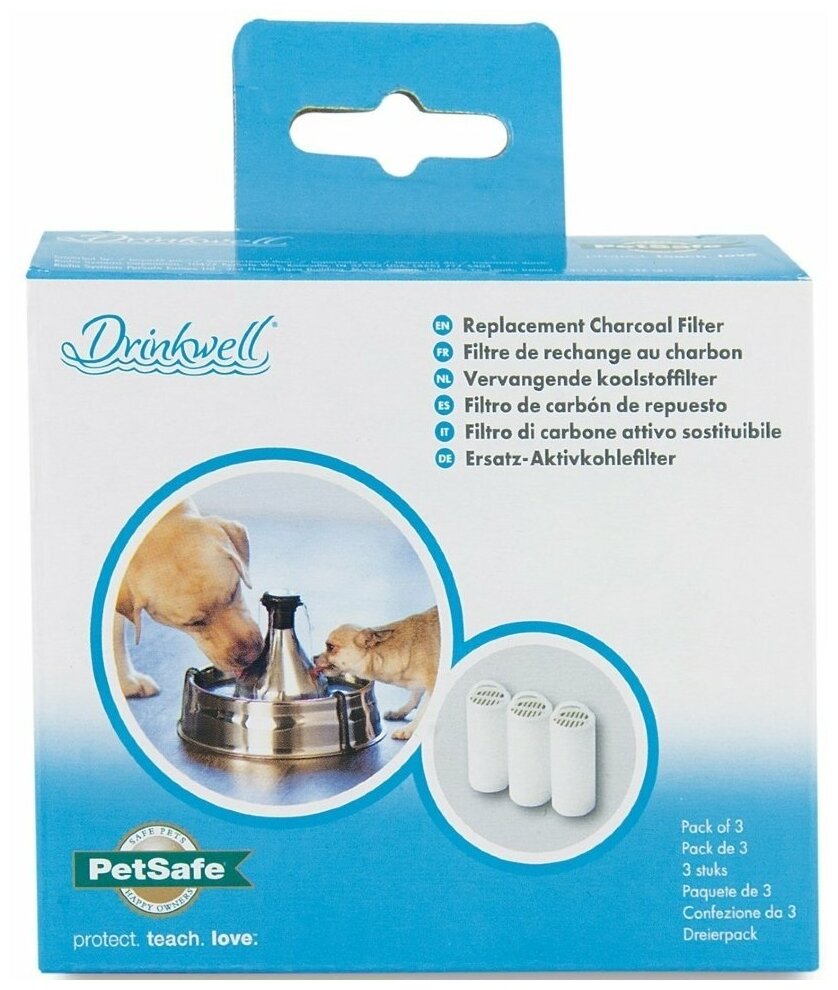 PetSafe комплект угольных фильтров Drinkwell ( 3шт.) - фотография № 3