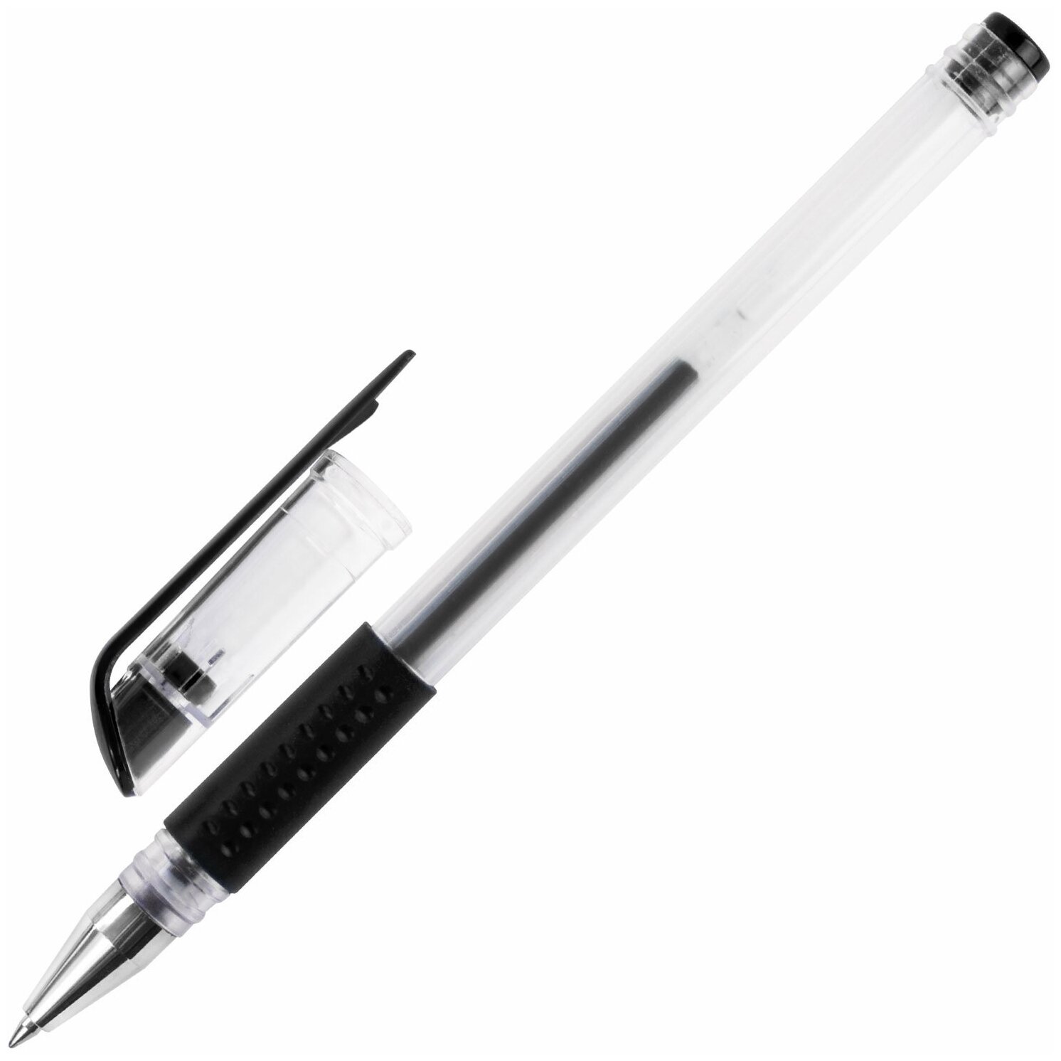 Ручка гелевая STAFF 0.5мм чёрная 141823 - фото №1