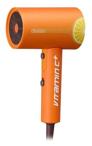 Showsee Фен ShowSee Electric Hair Dryer Vitamin C+ (VC100-A) - оранжевый - фотография № 2